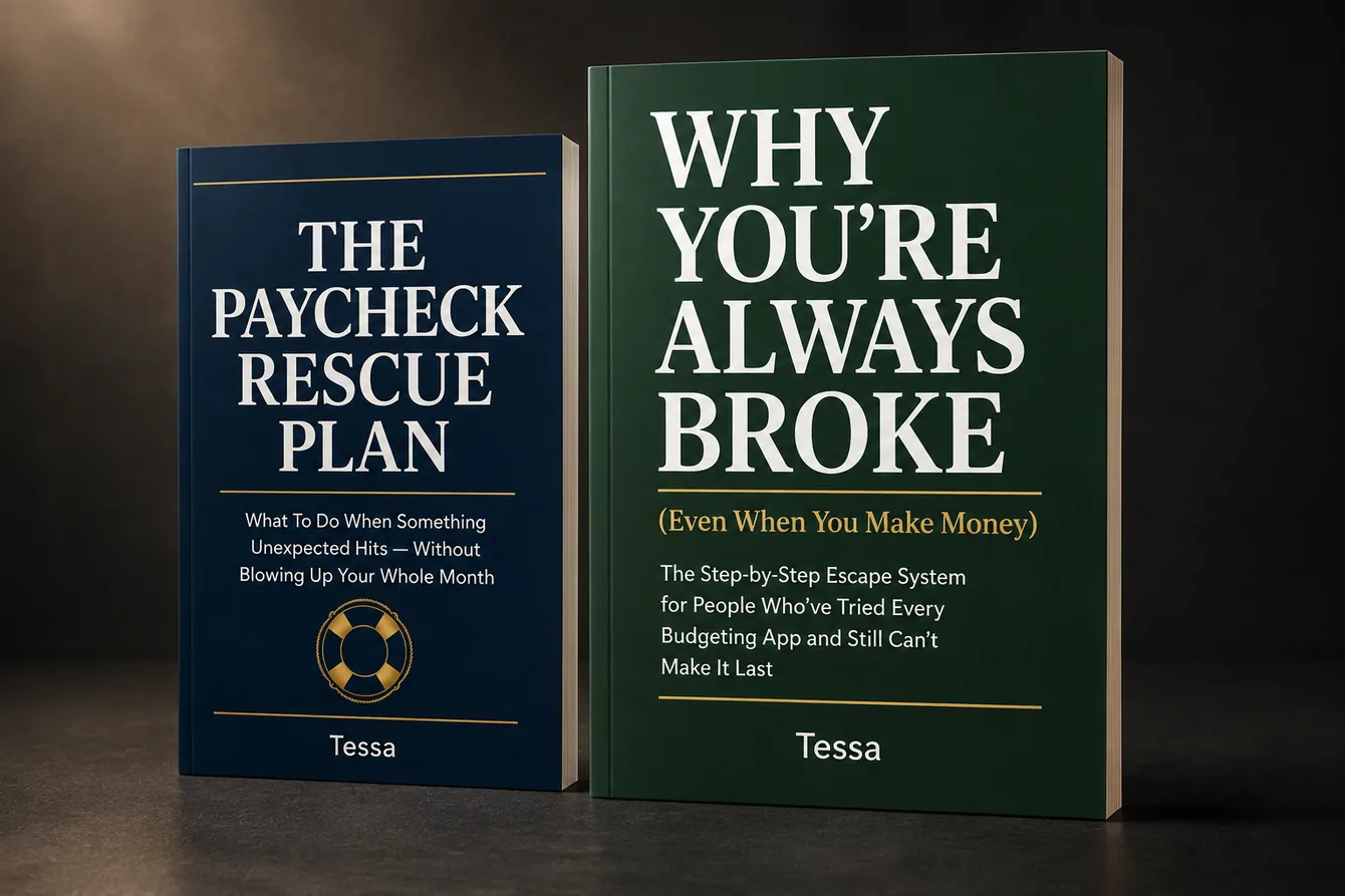 Core guide plus Paycheck Rescue Plan bonus bundle, shown together